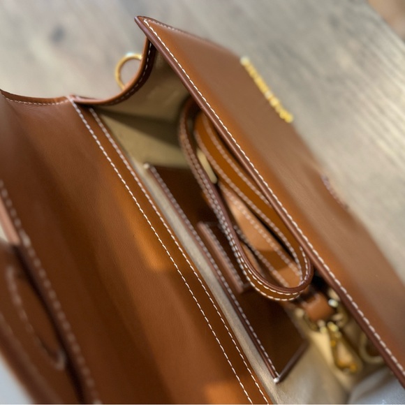 Jacquemus Light Brown Le Grand Bambino Leather Women's Bag - COA Included - Picture 9 of 10